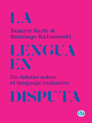 cover image of La lengua en disputa